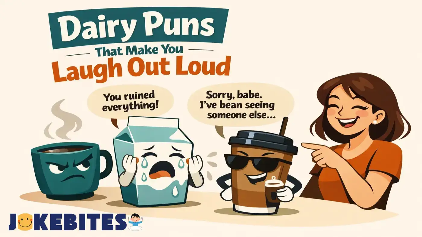 180 Dairy Puns That Make You Laugh Out Loud