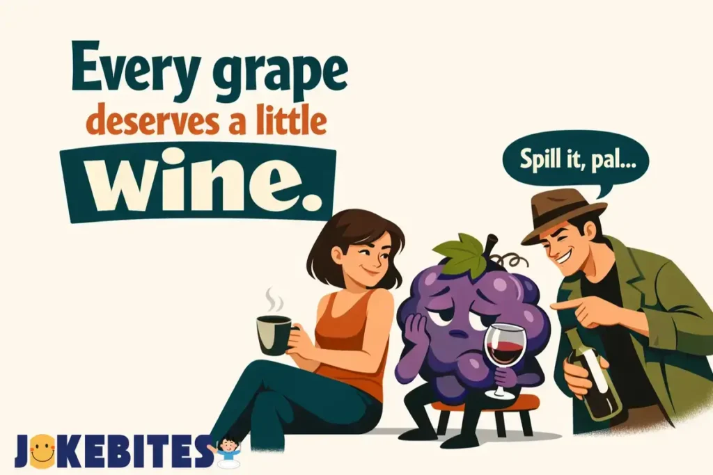 Wine Inspired Grape Puns