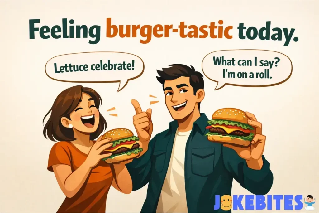 Burger Humor for Social Media