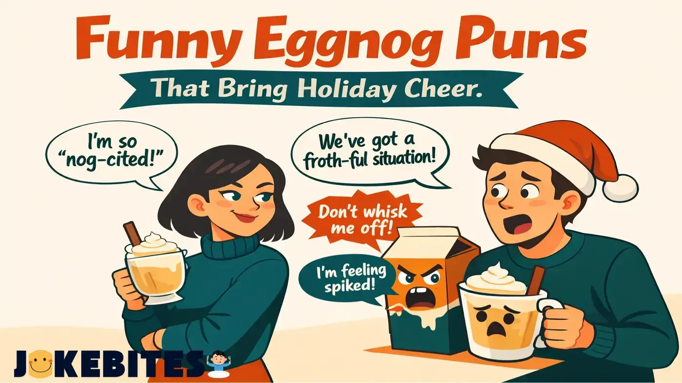 Funny Eggnog Puns That Bring Holiday Cheer