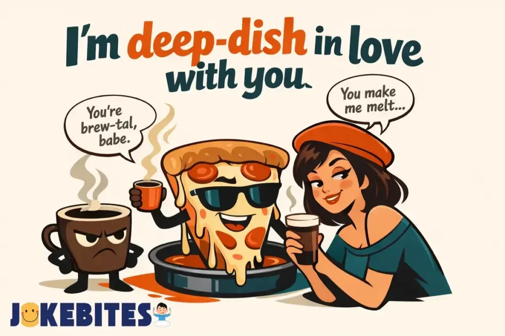 Cheesy Pizza One Liners