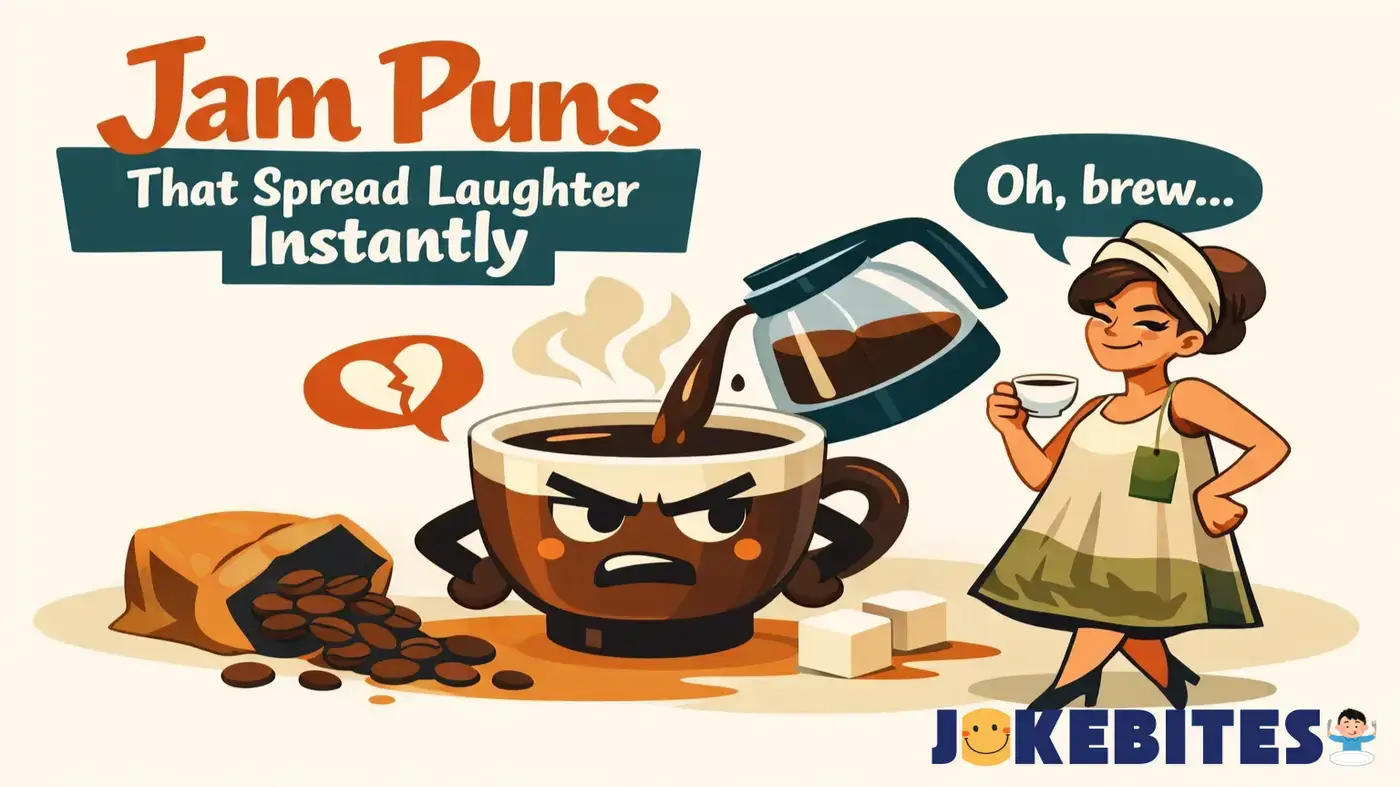180 Jam Puns That Spread Laughter Instantly