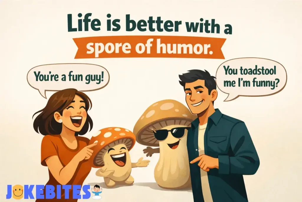 Funny Mushroom One-Liners