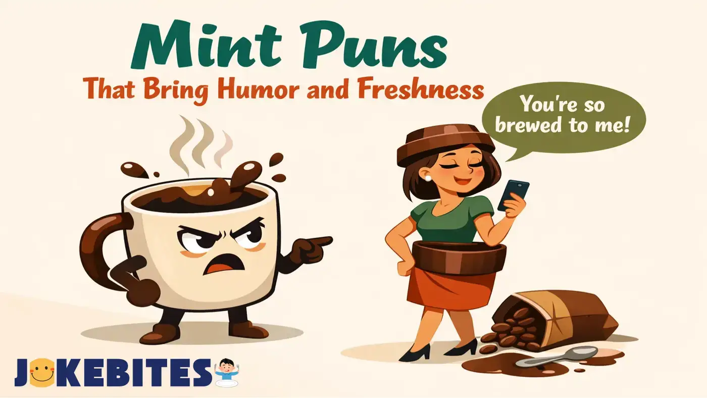 180 Mint Puns That Bring Humor and Freshness