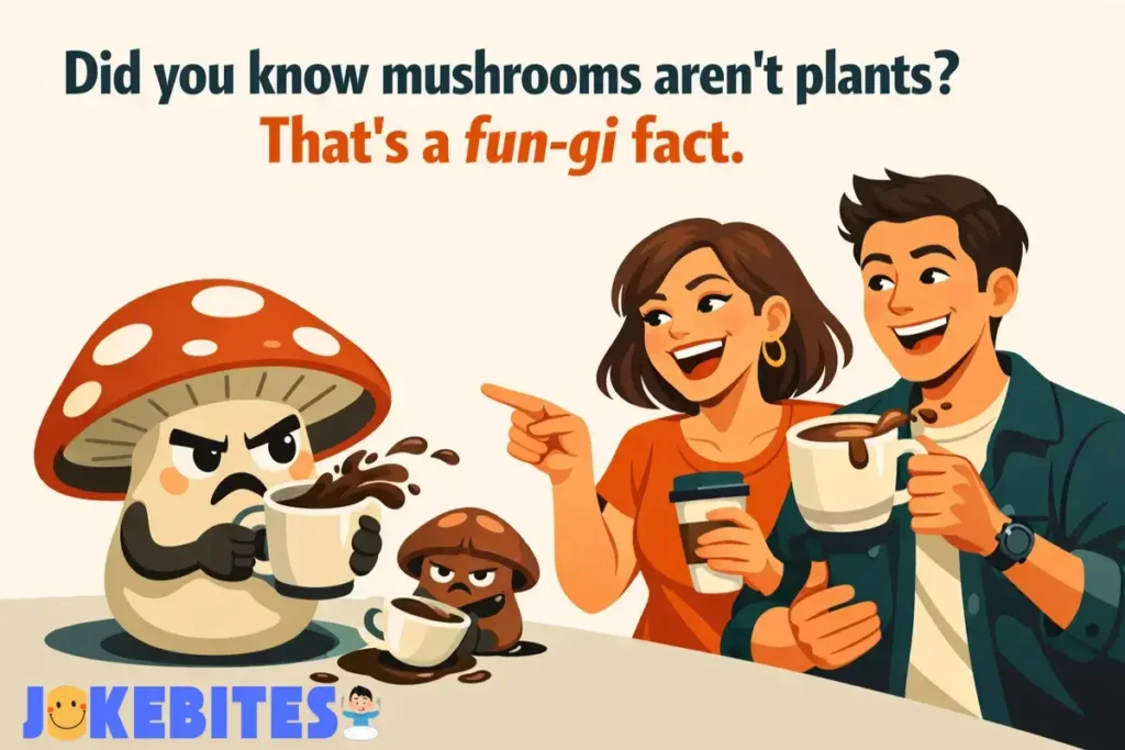 Flirty Mushroom Lines That Pop