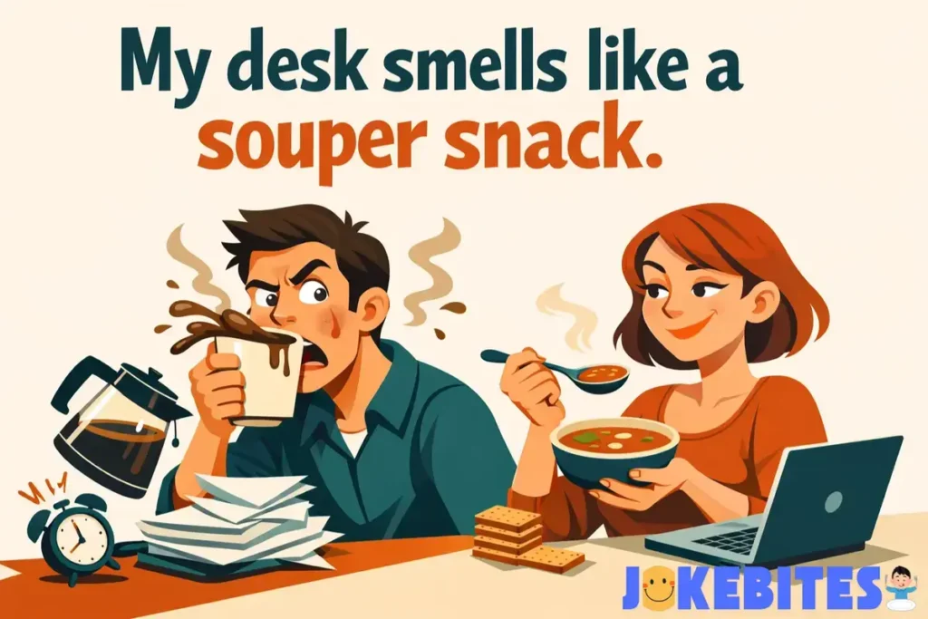 Soup Puns for Work and Study