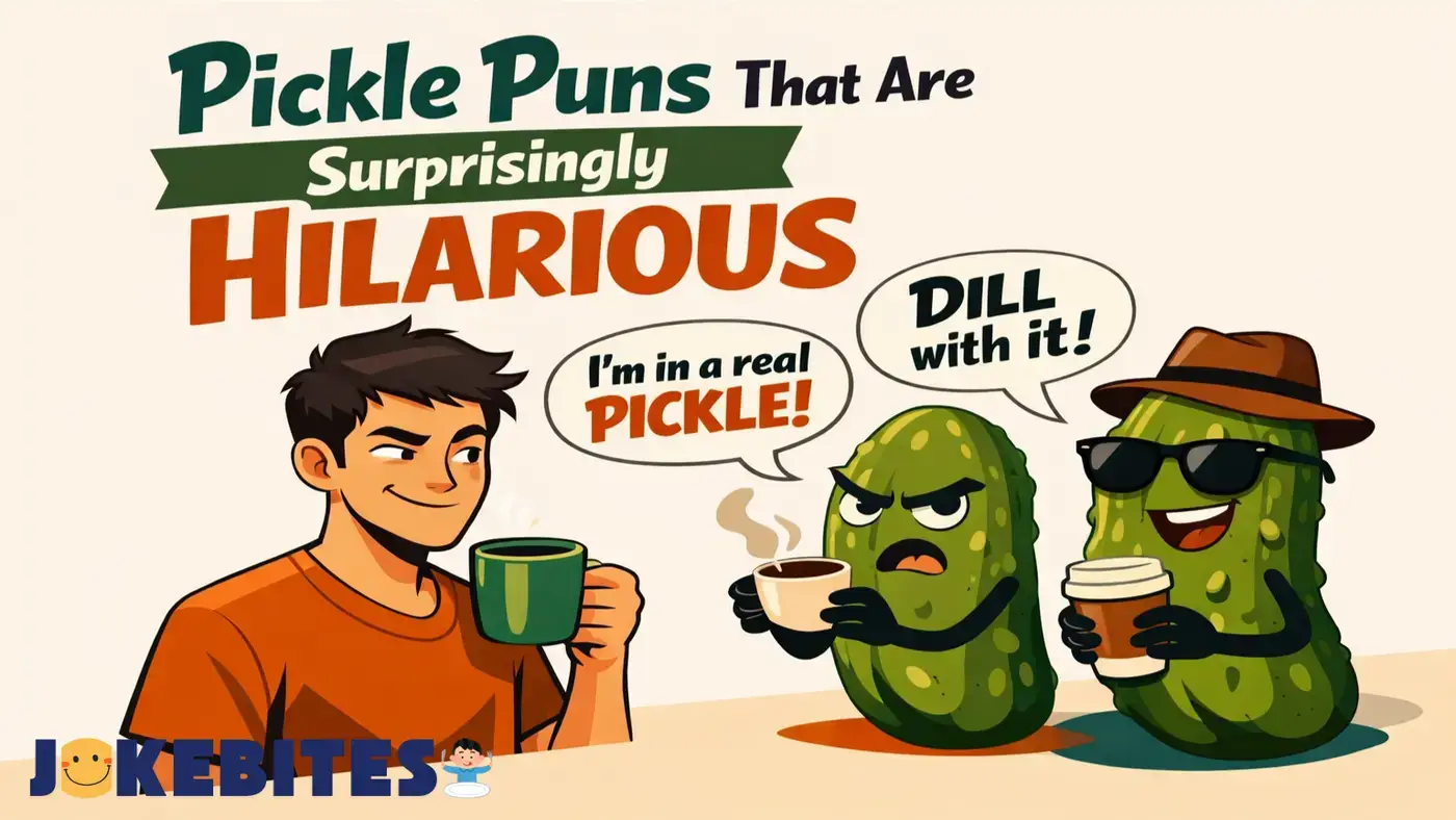 180 Pickle Puns That Are Surprisingly Hilarious