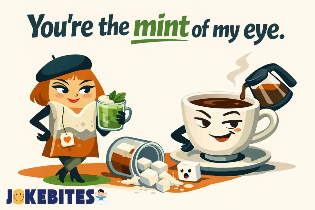 Romantic Mint Puns
