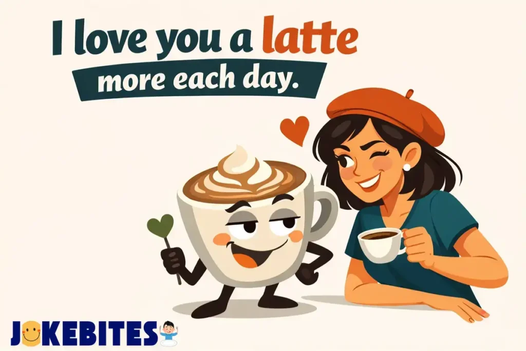 Romantic Coffee Puns