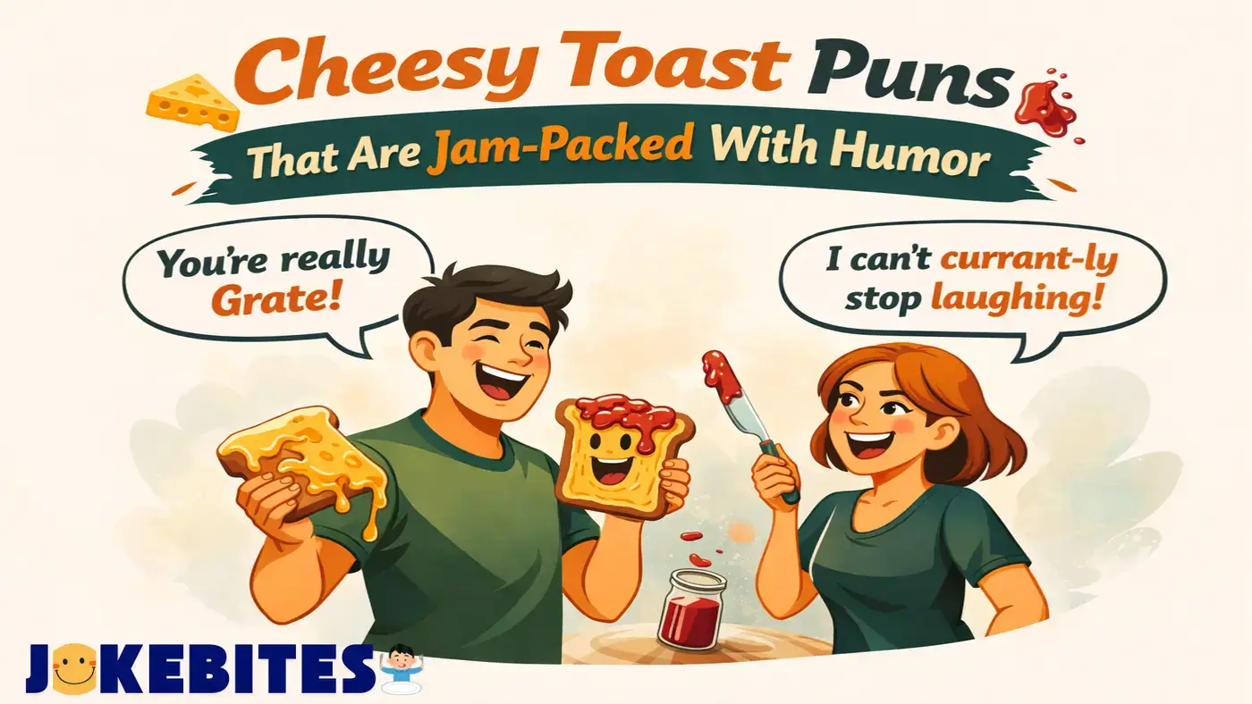 Cheesy Toast Puns That Are Jam-Packed With Humor