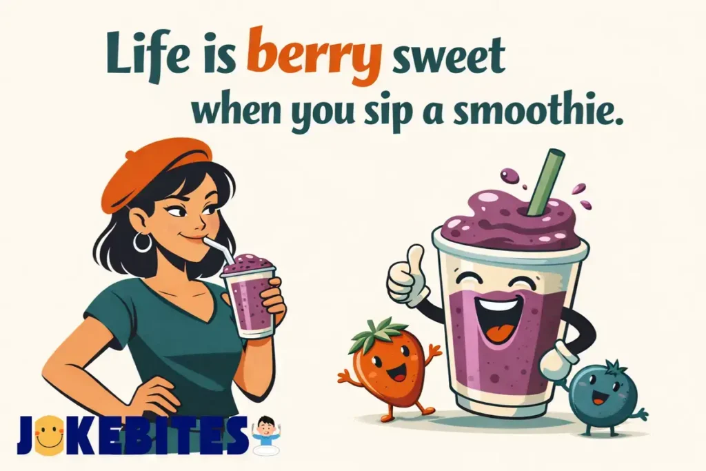 Fruity Smoothie Puns One-Liners