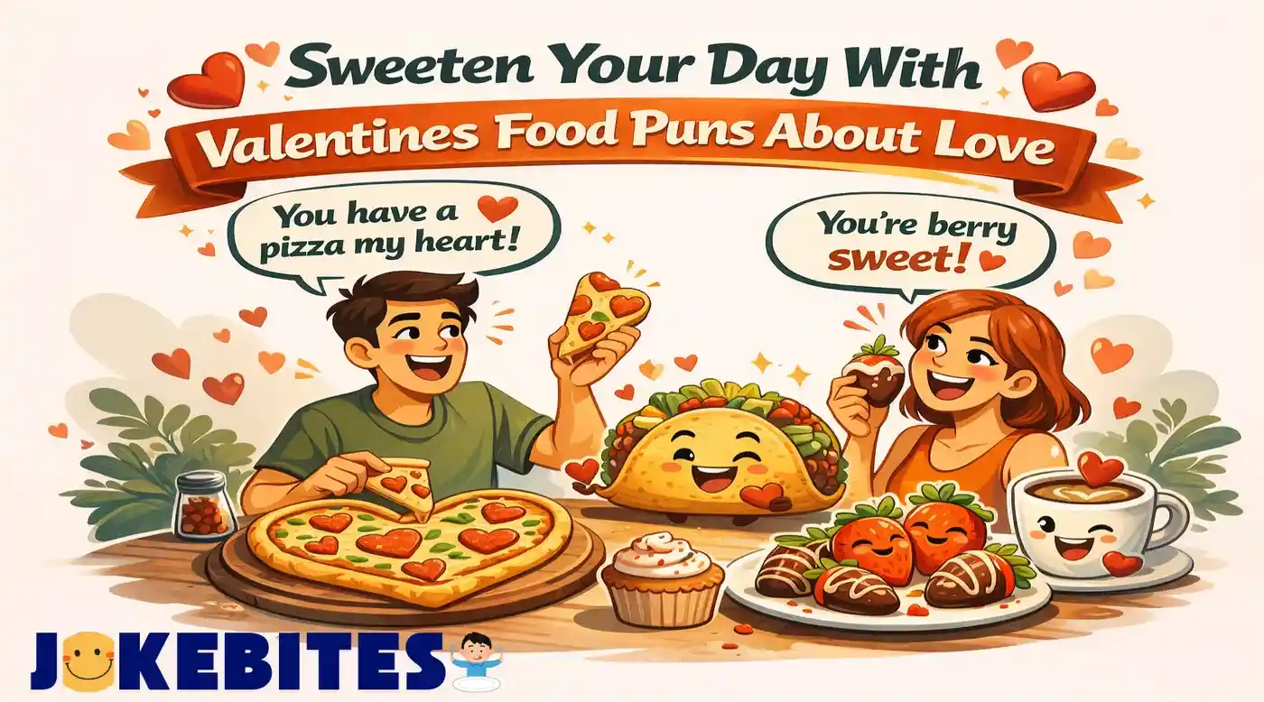 180 Sweeten Your Day With Valentines Food Puns About Love