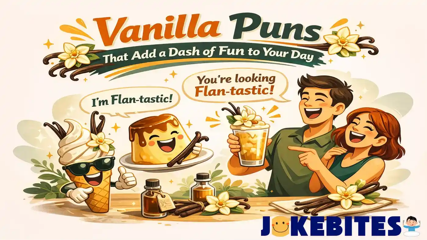 180 Vanilla Puns That Add a Dash of Fun to Your Day