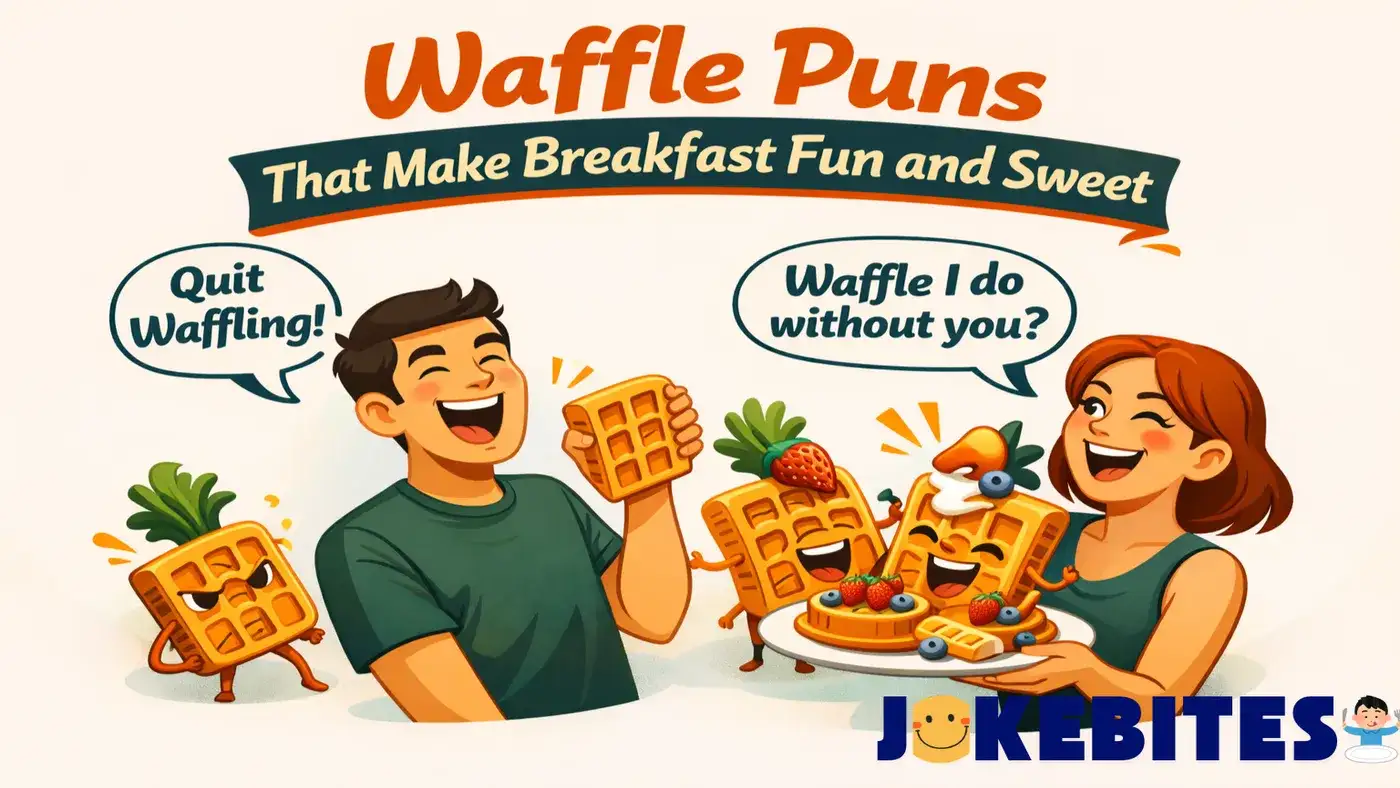 Waffle Puns That Make Breakfast Fun and Sweet
