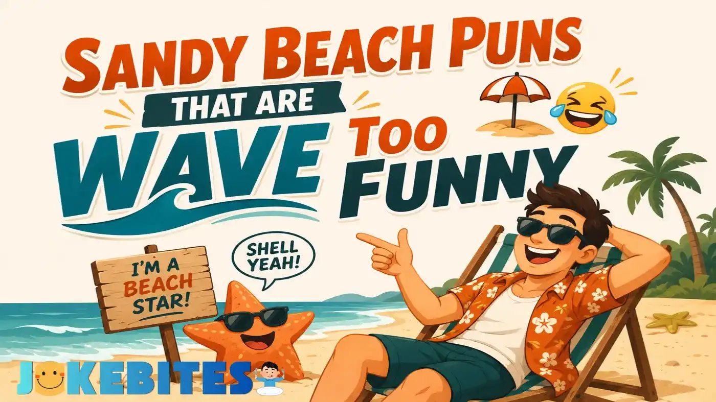 Sandy Beach Puns That Are Wave Too Funny 🏖️🤣