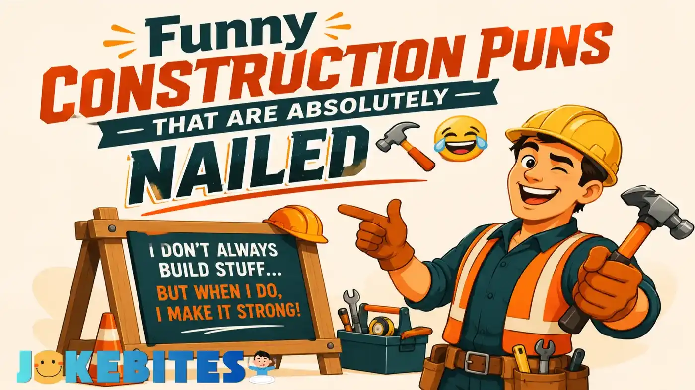 Funny Construction Puns That Are Absolutely Nailed 🔨😂