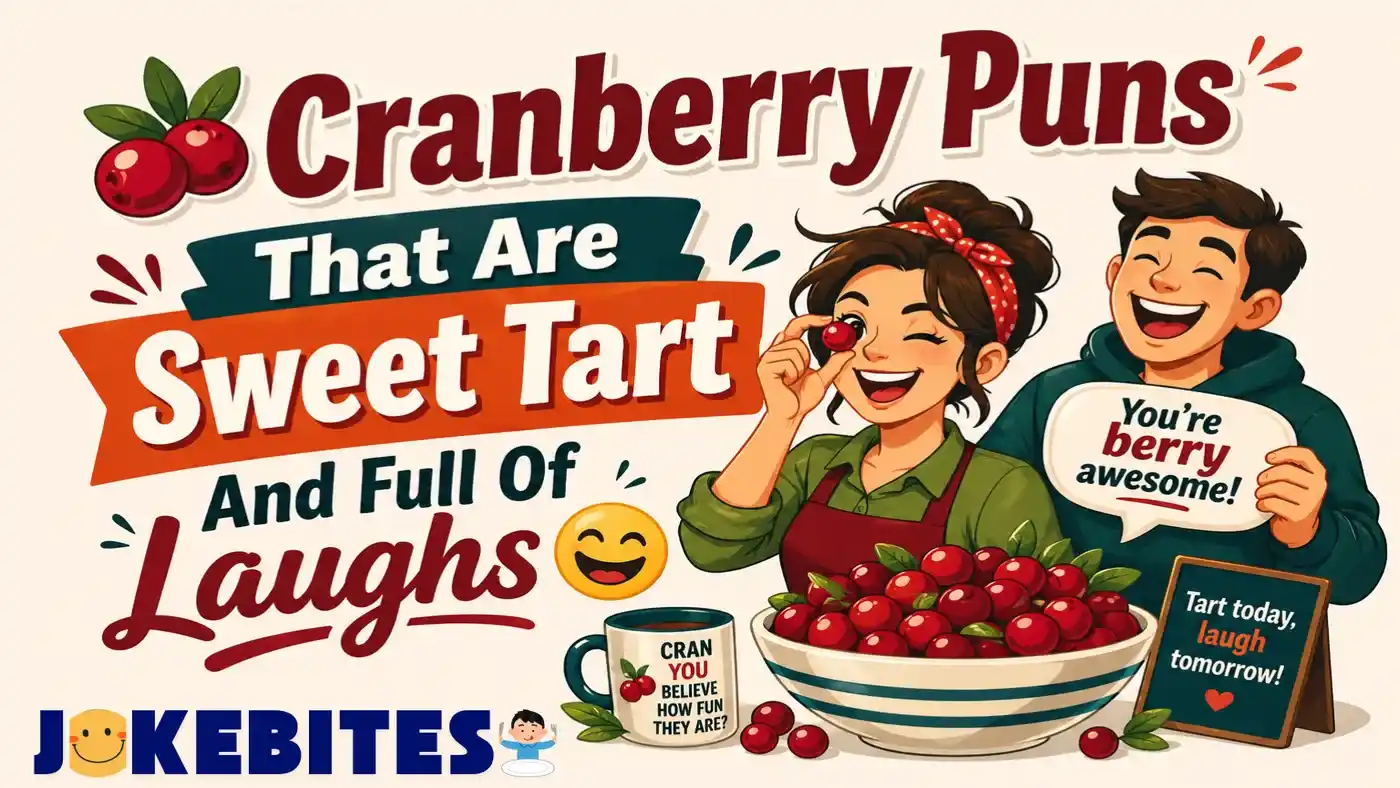 Cranberry Puns That Are Sweet Tart And Full Of Laughs
