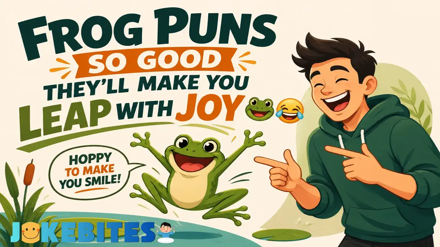Frog Puns So Good They’ll Make You Leap With Joy 🐸😂