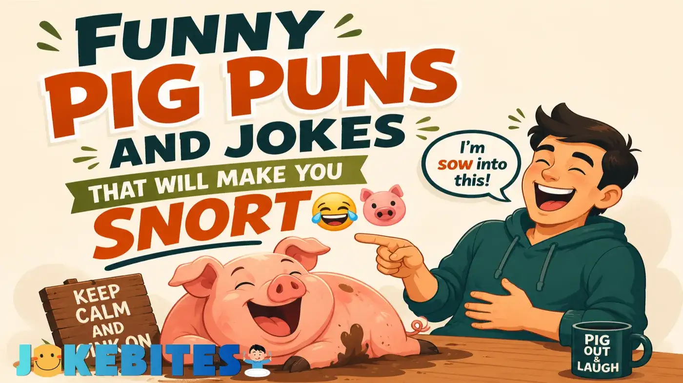 Funny Pig Puns and Jokes That Will Make You Snort ππ·