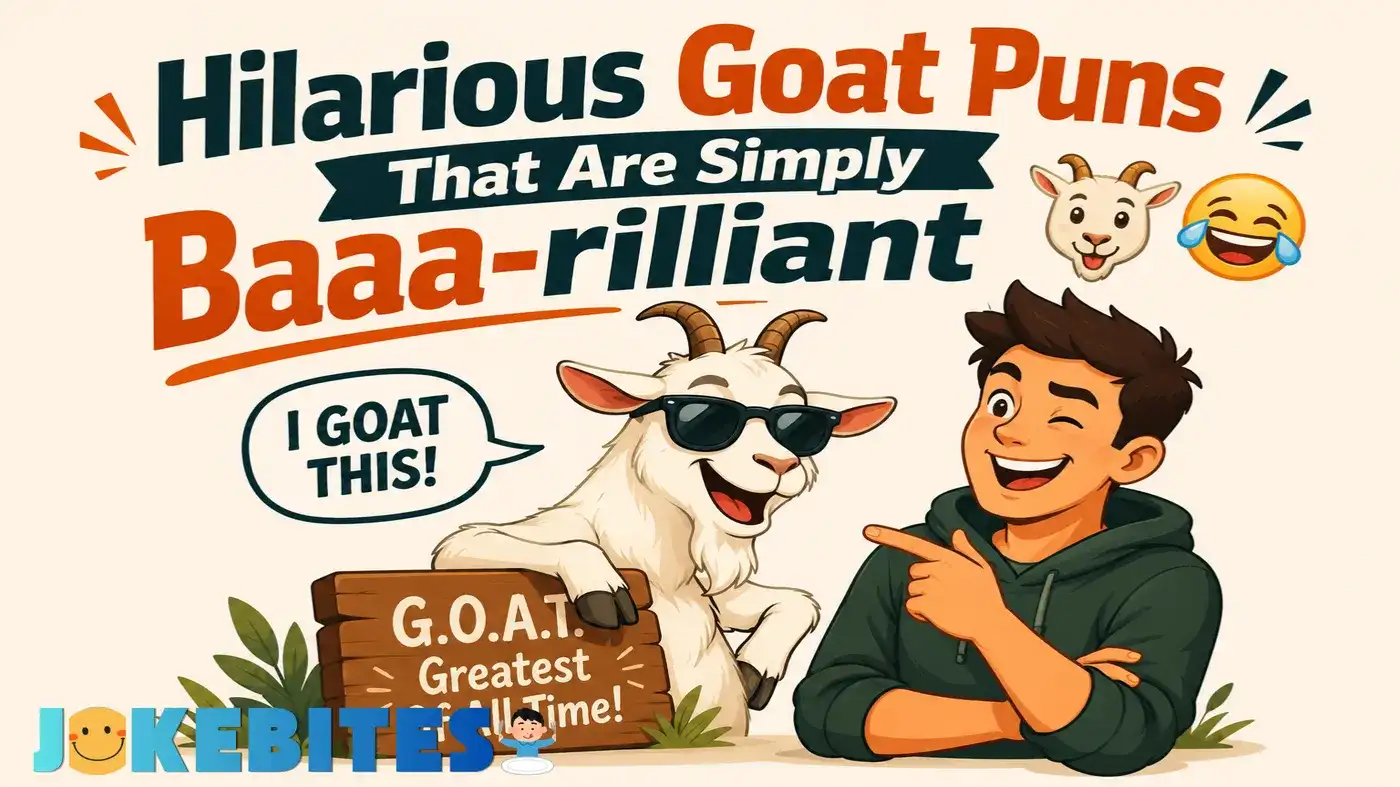 Hilarious Goat Puns That Are Simply Baaa-rilliant 🐐🤣