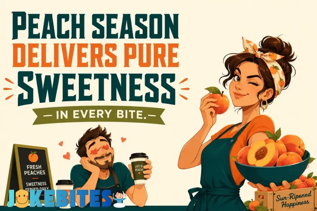 Peach Puns One Liner
