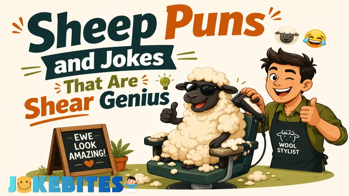 Sheep Puns and Jokes That Are Shear Genius ππ