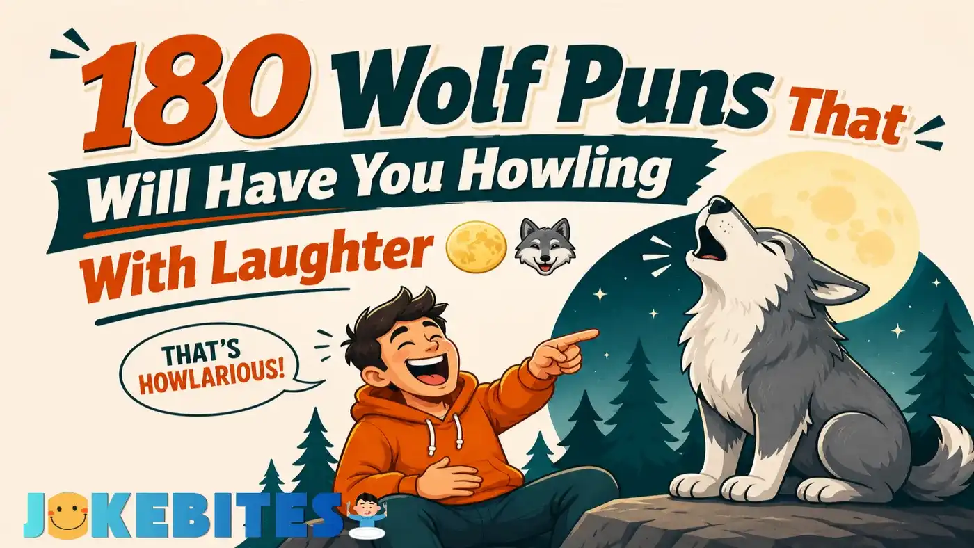 Wolf Puns That Will Have You Howling With Laughter 🌕🐺
