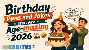Birthday Puns and Jokes That Are Age-mazing 2026 🎂🤣