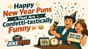 Happy New Year Puns That Are Confetti-tastically Funny 🎊🤣