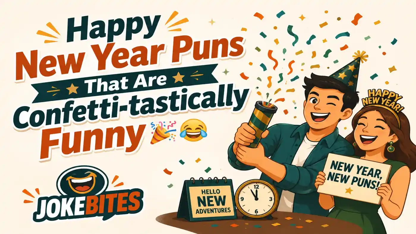 Happy New Year Puns That Are Confetti-tastically Funny 🎊🤣