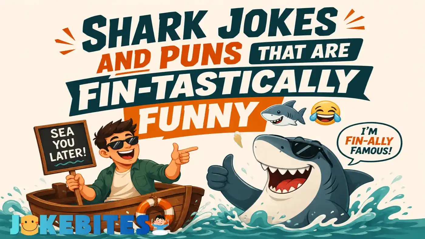 Shark Jokes and Puns That Are Fin-tastically Funny 🦈😂