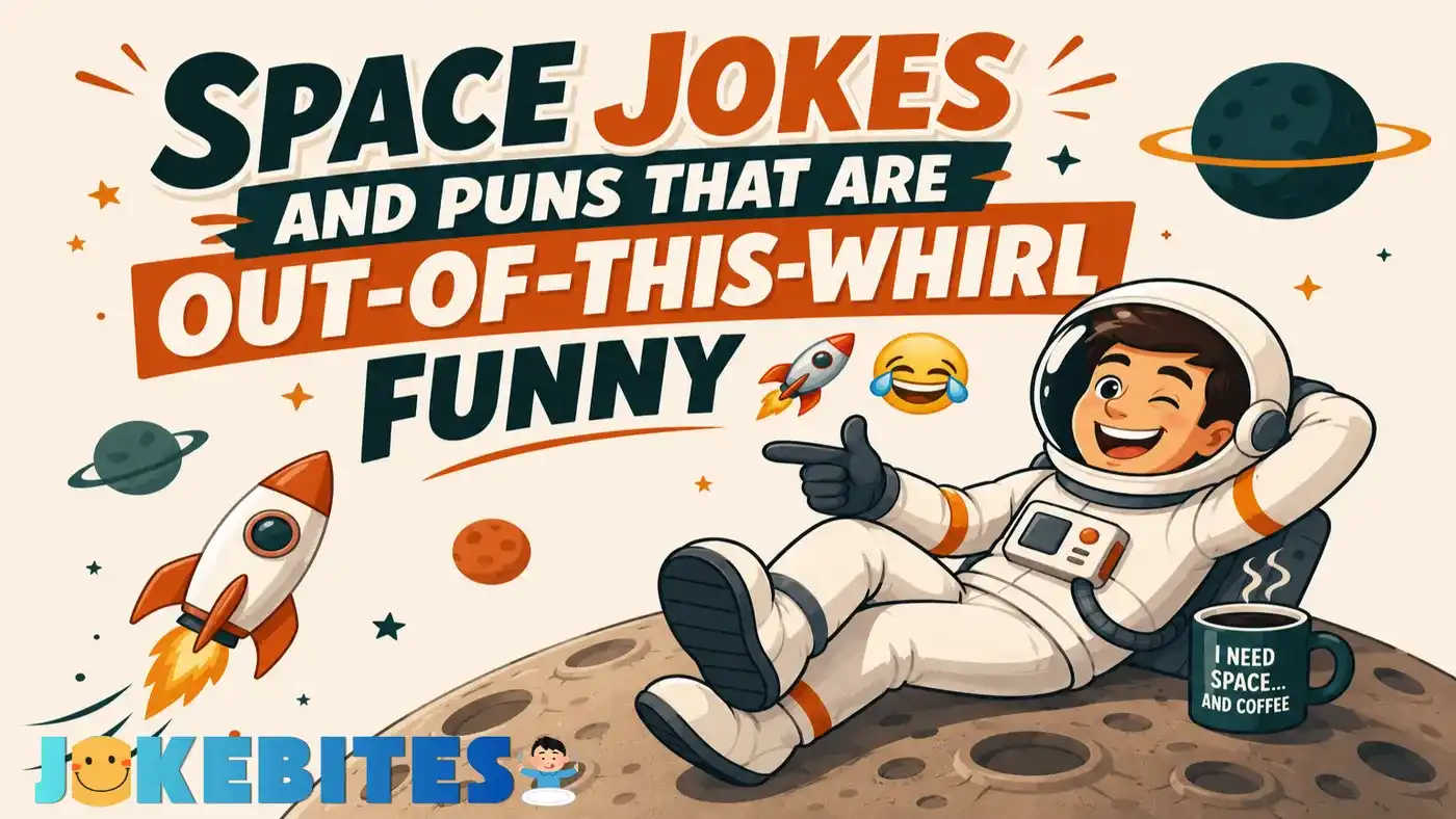 Space Jokes and Puns That Are Out-of-this-Whirl Funny 🚀😂