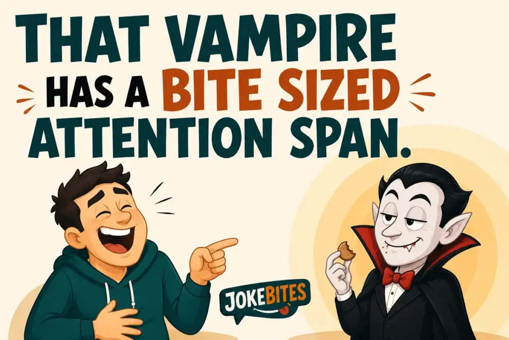 Short Vampire Puns One Liners For Quick Laughs